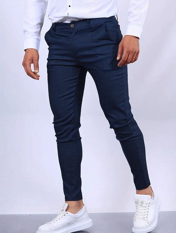 LIV | Elastic slim-fit trousers