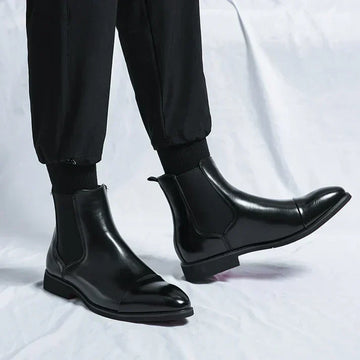 ArdenClass™ | Elegant men's leather Chelsea boots
