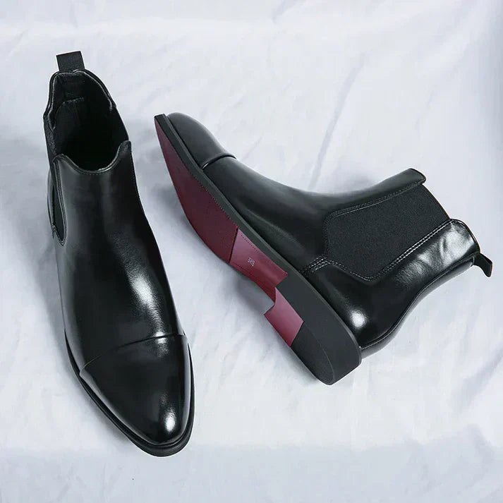 ArdenClass™ | Elegant men's leather Chelsea boots